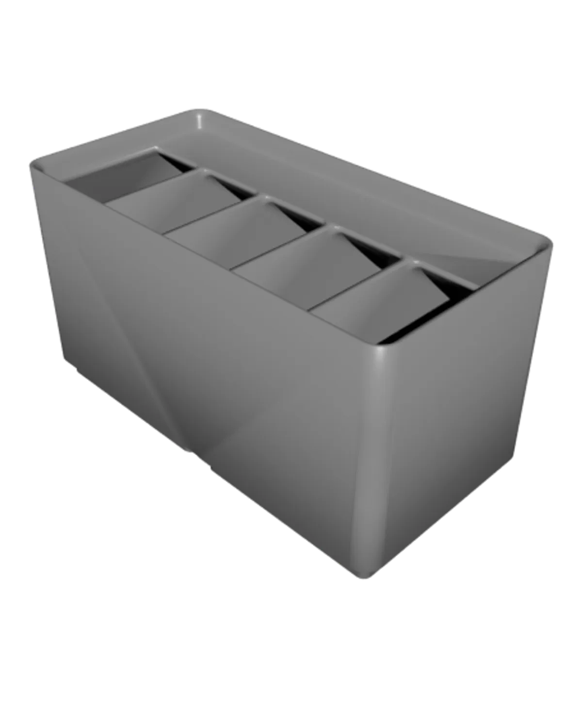 Official Gridfinity divider-bin render from Zack Freedman’s Thangs listing