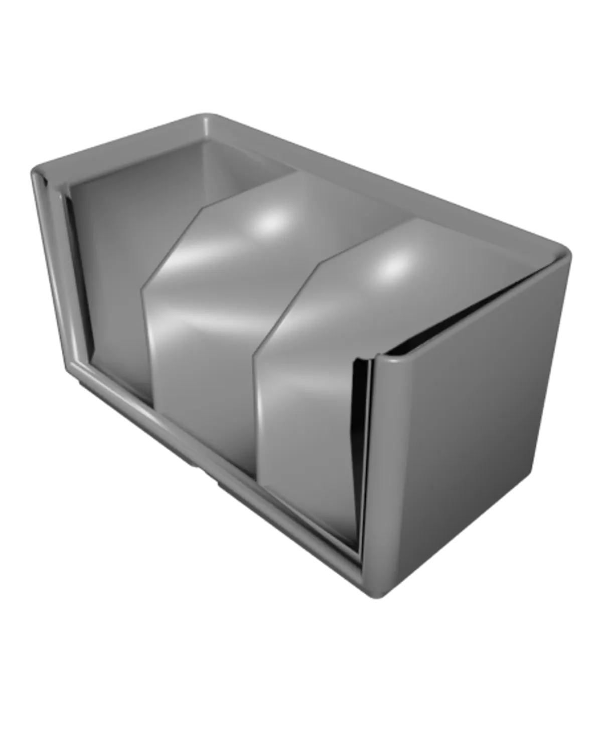 Official Gridfinity window divider-bin render from Zack Freedman’s Thangs listing